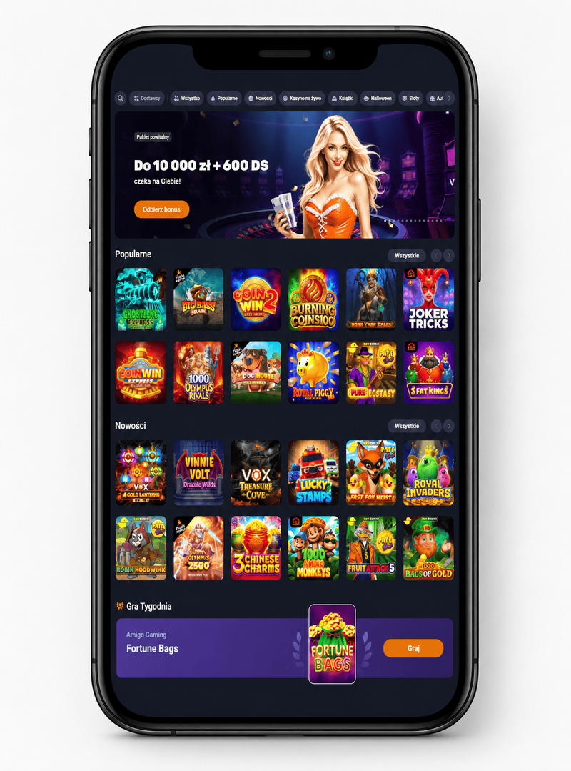 Vox Casino aplikacja